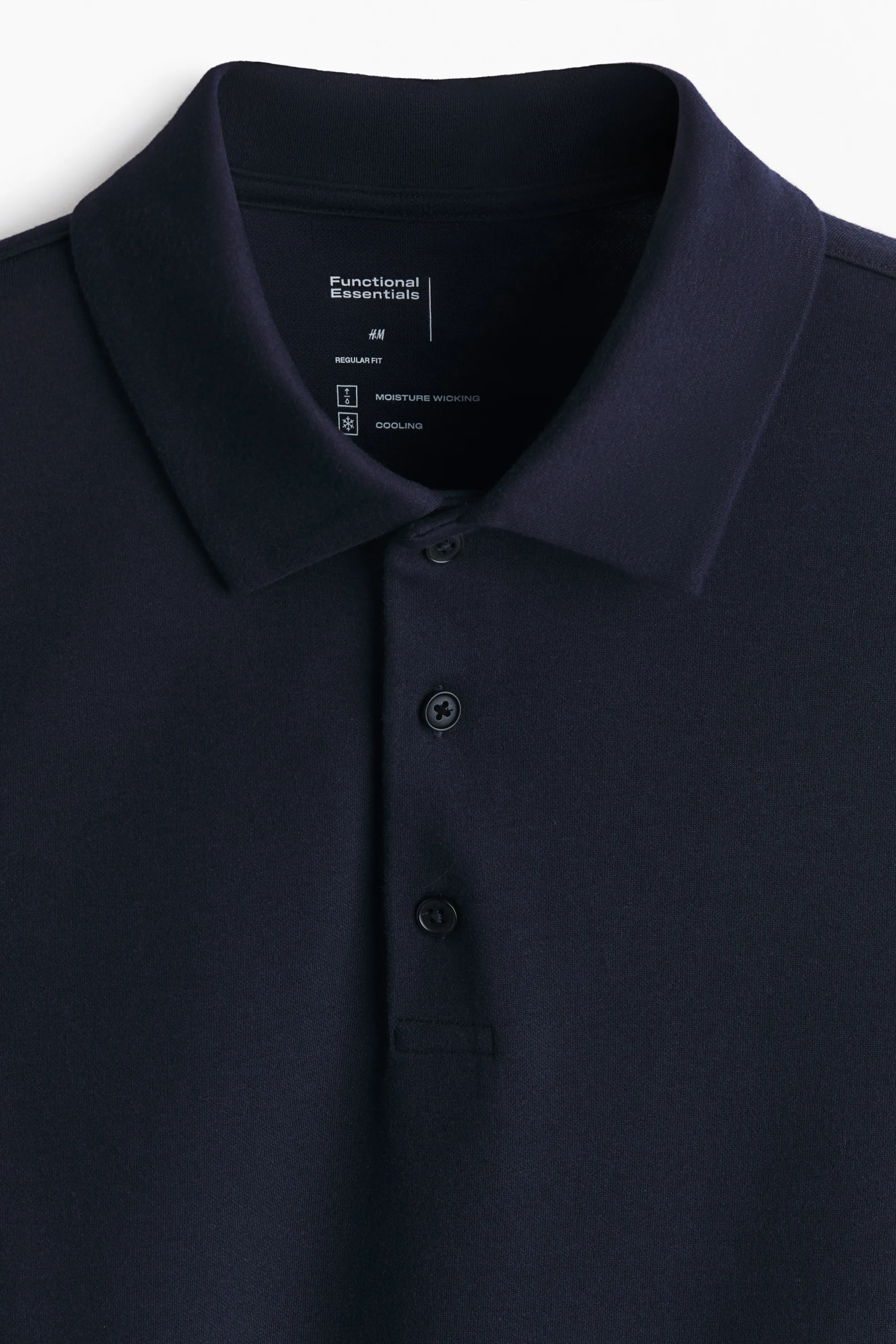 Polo Cooling Regular Fit - Bleu marine