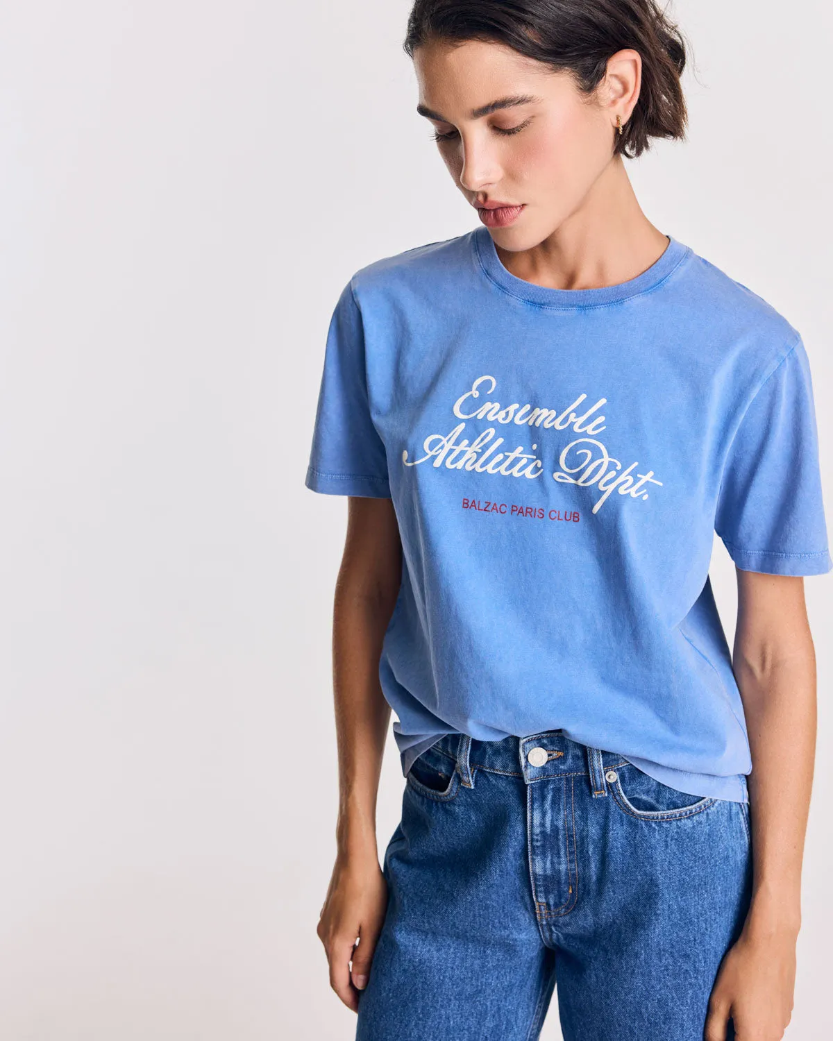 Tee-shirt Bree Ensemble bleu délavé