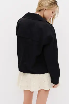 Veste en twill - Gris charbon — photo 3