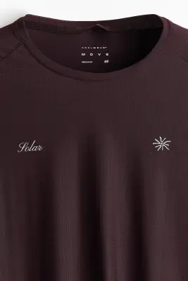 T-shirt de sport à manches longues CoolMove™ - Prune foncé/soleil — photo 5