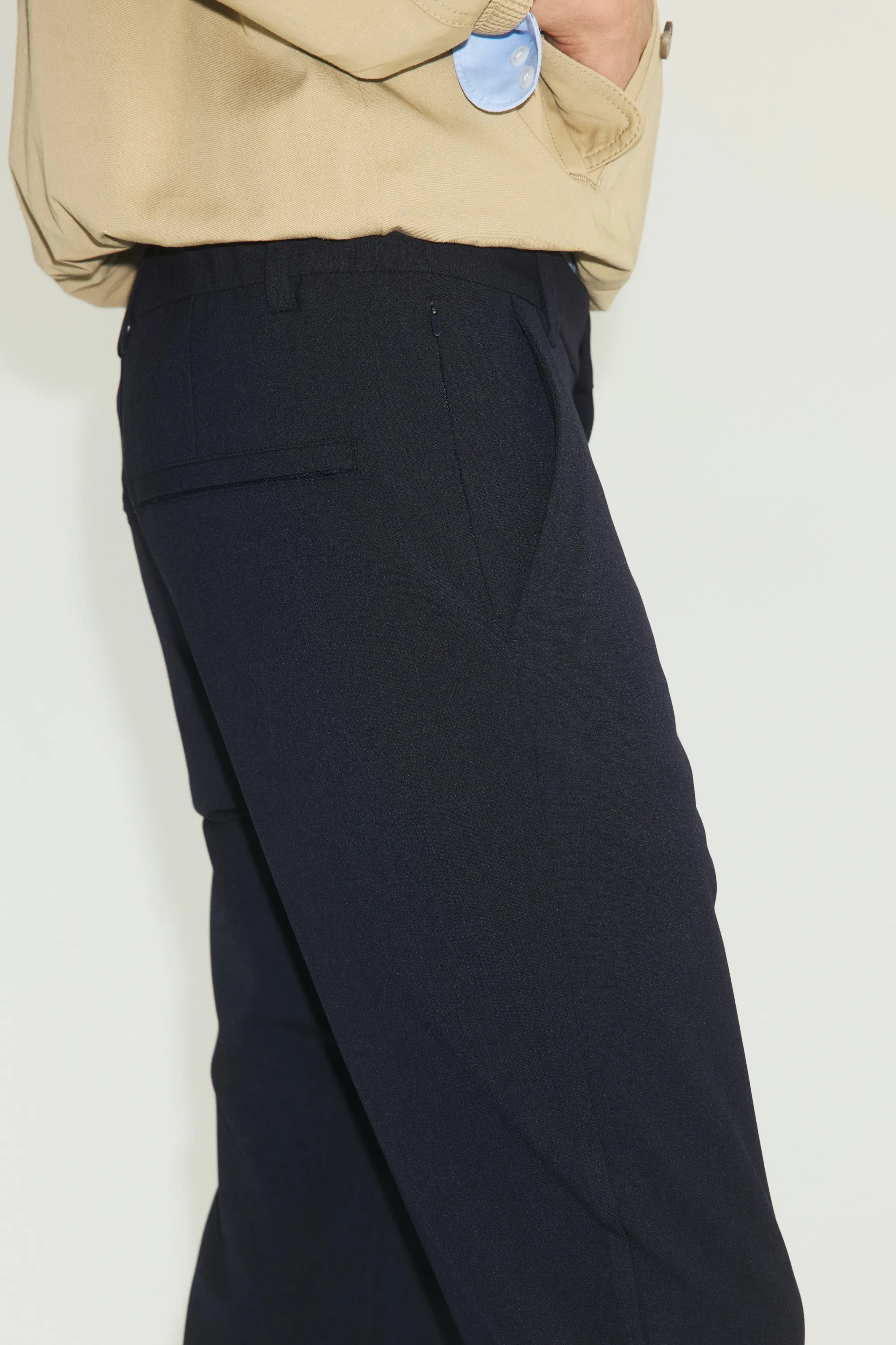 Chino Slim Fit Four-way Stretch - Bleu marine