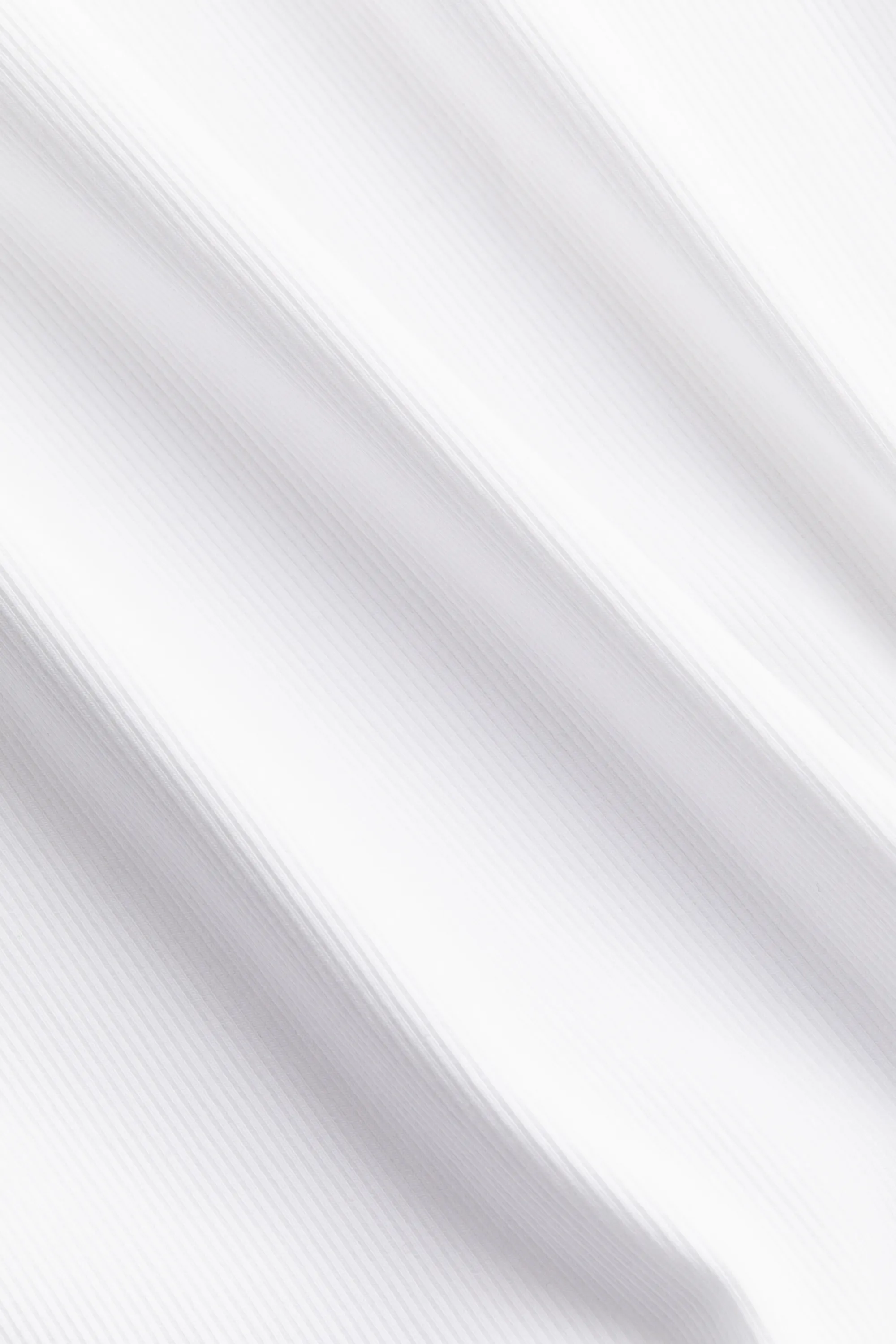Robe en jersey côtelé - Blanc