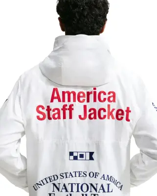 x VAA USA Woven Staff Jacket White — photo 2