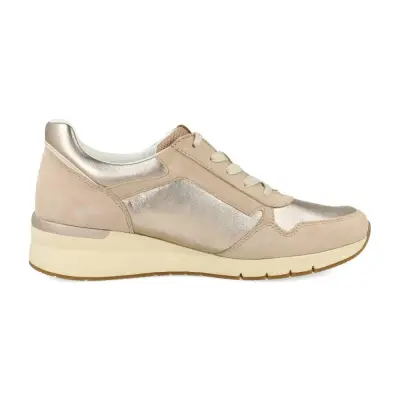 Baskets Gabor 66.508.82 Beige - Lacets Grande Pointure Femme — photo 3
