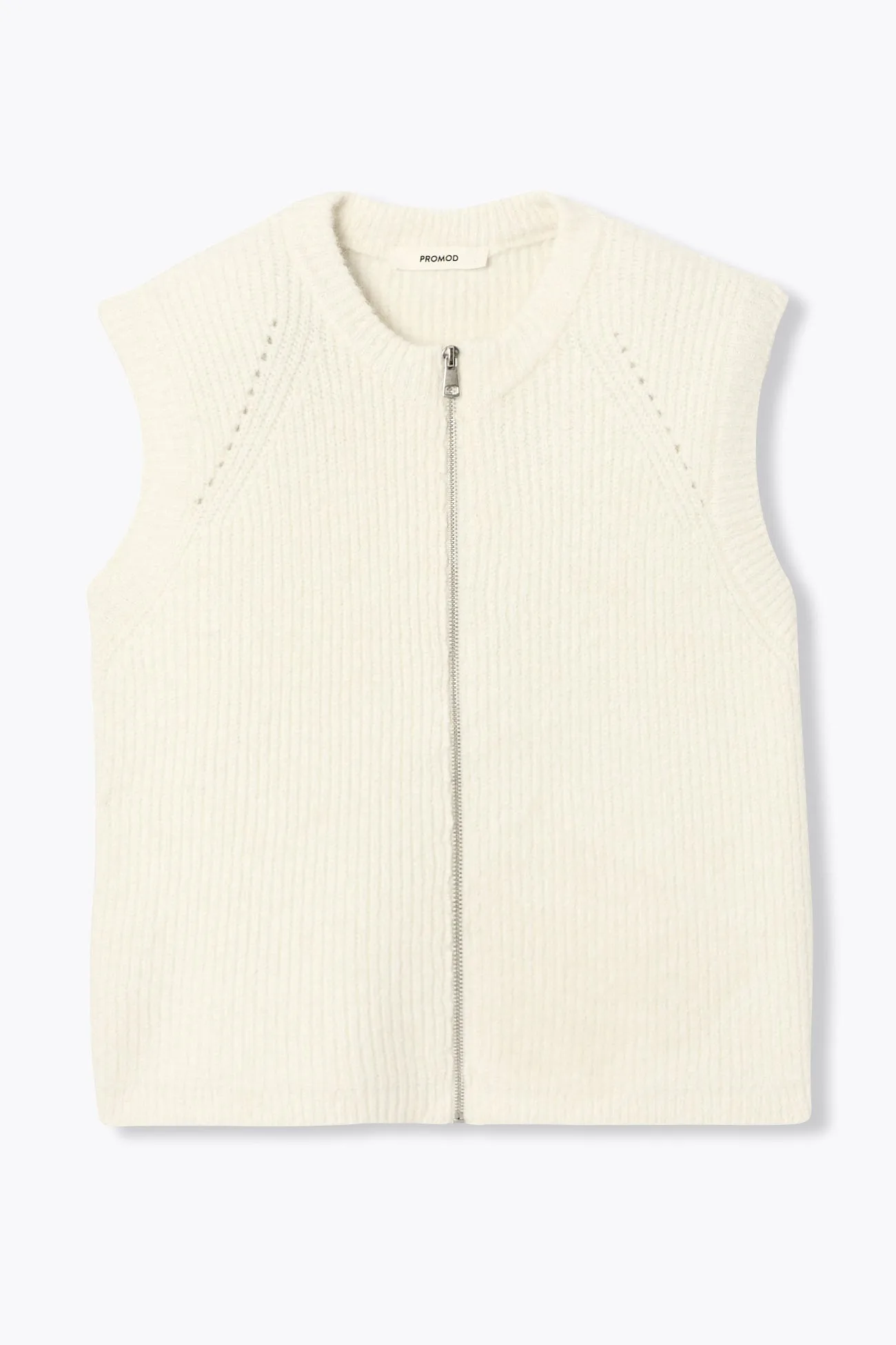 Gilet zippé sans manches