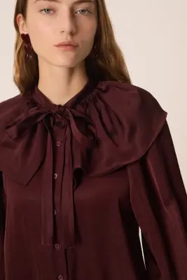 Blouse Satia Prune — photo 2