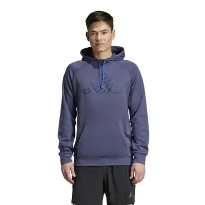ADIDAS SWEAT CAPUCHE GRANDE LONGUEUR Violet — photo 1
