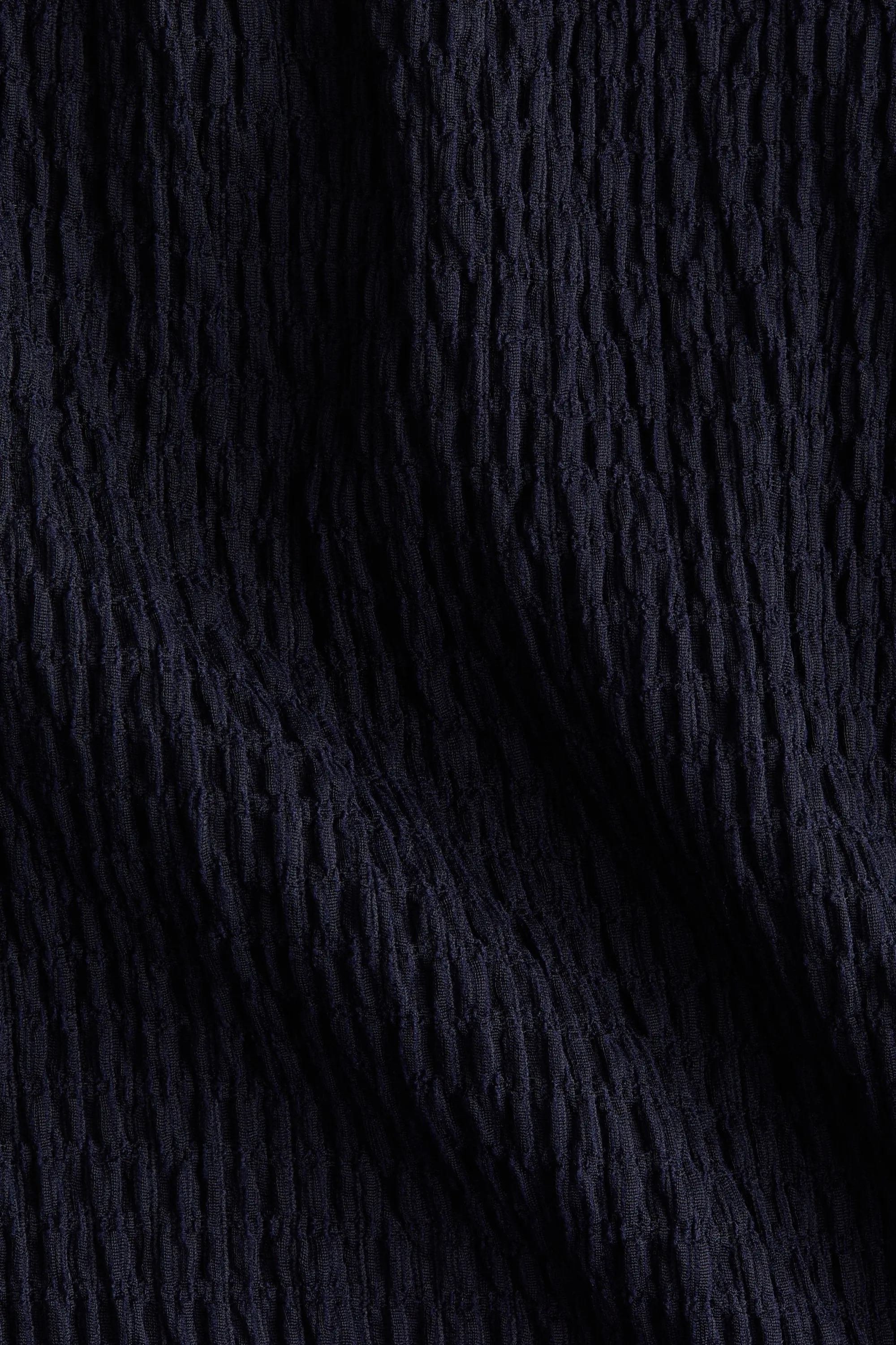 Robe dos nu avec dentelle - Bleu marine