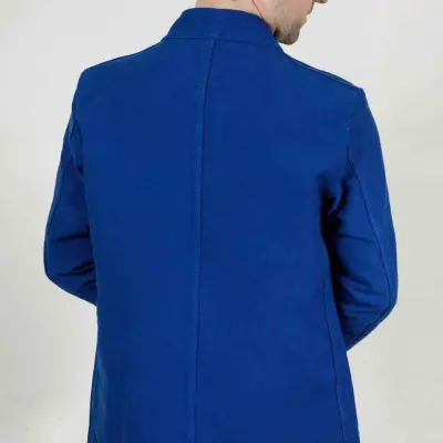 Veste Workwear en Moleskine en Coton Bio 4M/5 - Peacock — photo 3