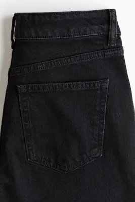 Wide High Waist Jeans - Noir — photo 4