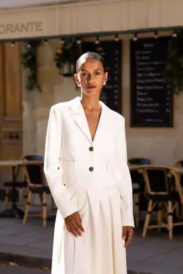 Madeline Jacket - White — photo 5