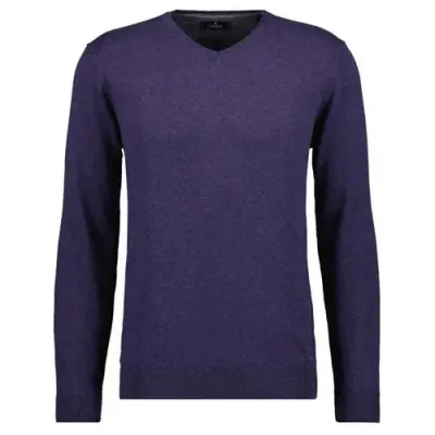 RAGMAN PULL COL V GRANDE LONGUEUR Violet — photo 1