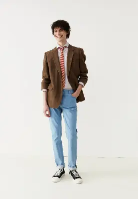 Le jean semi-slim - Bleu clair — photo 5