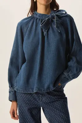 Blouse Lou Middle Blue — photo 1