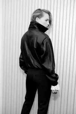 Pantalon chic avec ceinture - Noir — photo 2