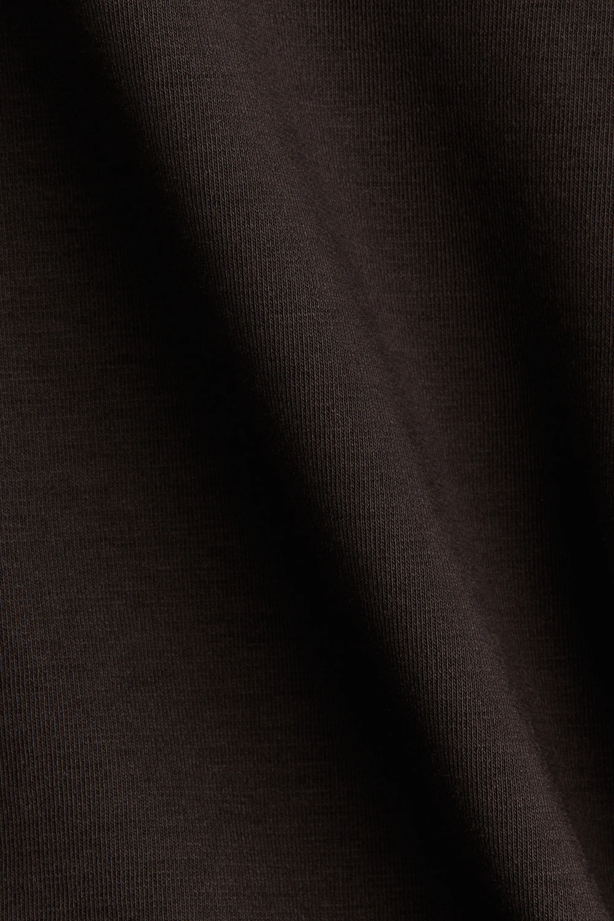 Robe T-shirt cintrée - Marron foncé