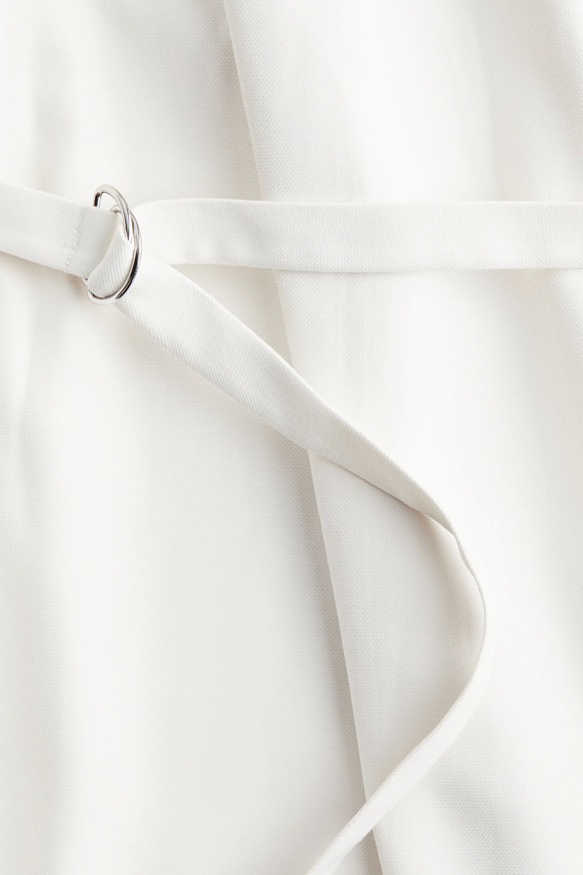 Long gilet sans manches - Blanc