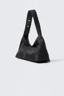 Petit sac à bandoulière à rabat souple - Noir — photo 1