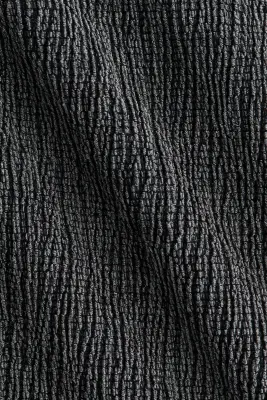 Top froissé avec encolure bateau - Gris foncé — photo 3