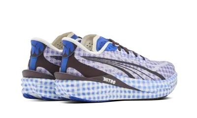 Puma Deviate Nitro 4 Check Royal Sapphire White — photo 3