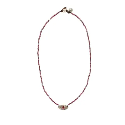 Collier Ayin diamants grenat - Bohemian Rhapsodie — photo 2