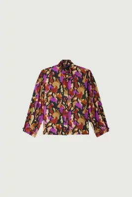 CHEMISE CALYPSO NOISETTE/FUCHSIA — photo 5