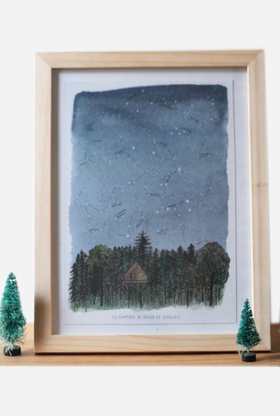 Affiche A5 Constellation – Ellimac Pinson