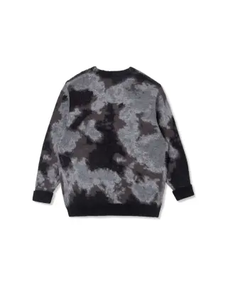 Blurry Jaquard Cardigan Black — photo 2
