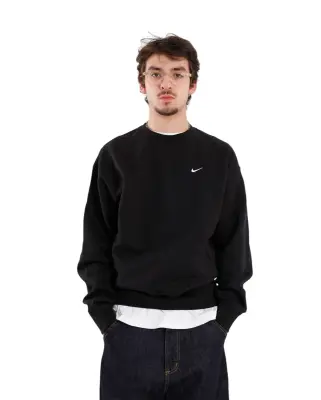 Sweatshirt Solo Swoosh Crewneck Black — photo 1
