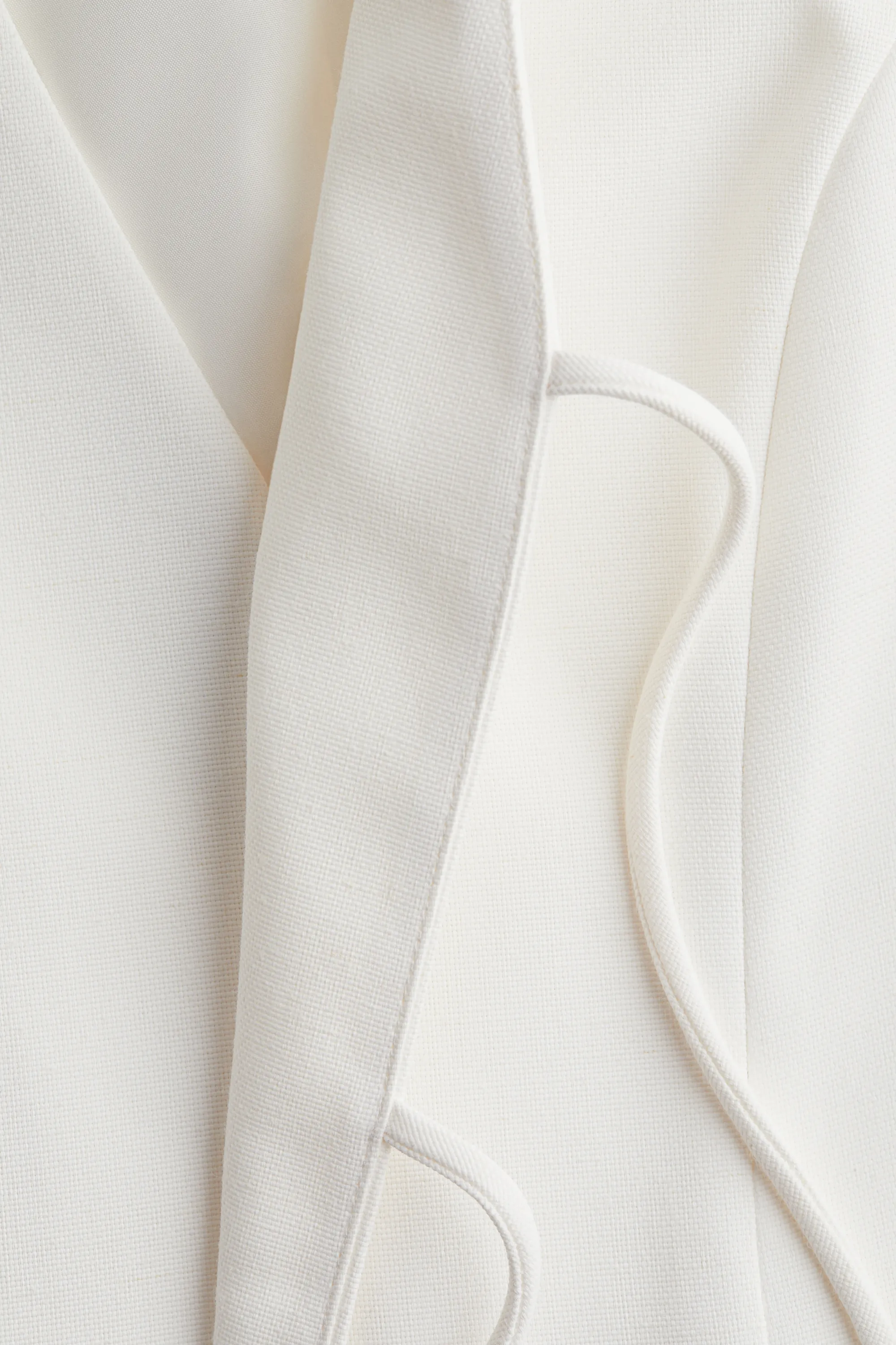 Gilet sans manches avec détails à nouer - Blanc