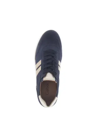 Baskets Gabor 73.300.16 Bleues - Cuir Lacets Grande Pointure Femme — photo 3