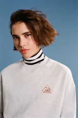 Sweat Virgile gris clair Balzac Paris x Pyrenex — photo 2