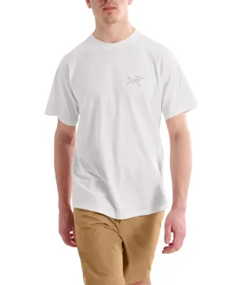Kragg SL Cotton Bird Shirt SS White Light / Black — photo 2