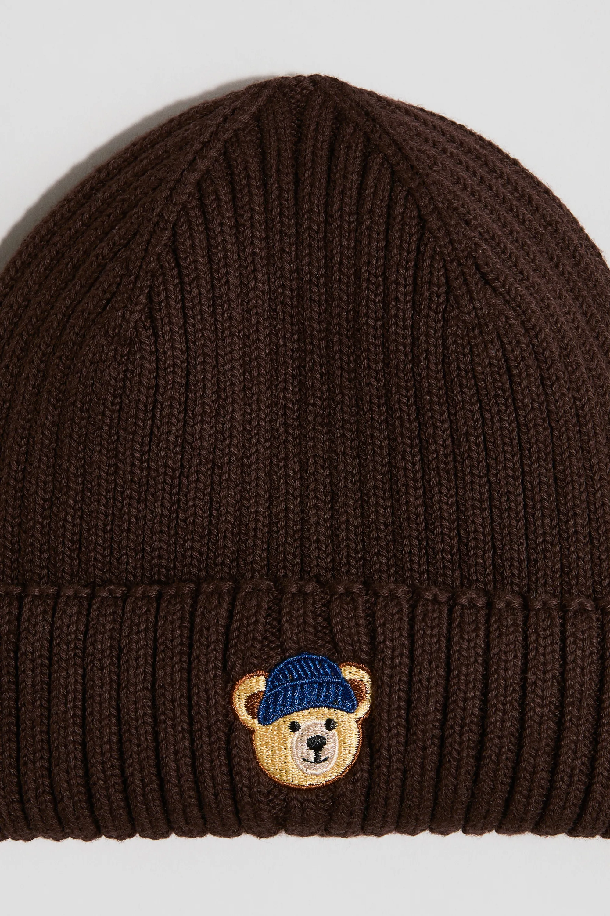 Bonnet avec application - Marron/nounours