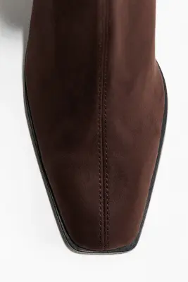 Bottines à talon - Marron foncé — photo 2