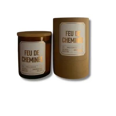 Bougie végétale parfumée Feu de Cheminée — photo 1