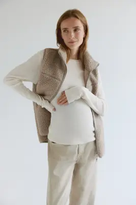 MAMA Veste de portage sans manches Before & After - Beige — photo 3