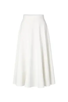 Richmond Midi Skirt - White — photo 8