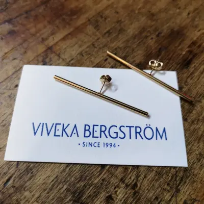 Lillnålen, 50 mm stick earrings — photo 1