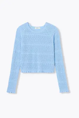 Pull en maille dentelle Femme — photo 1