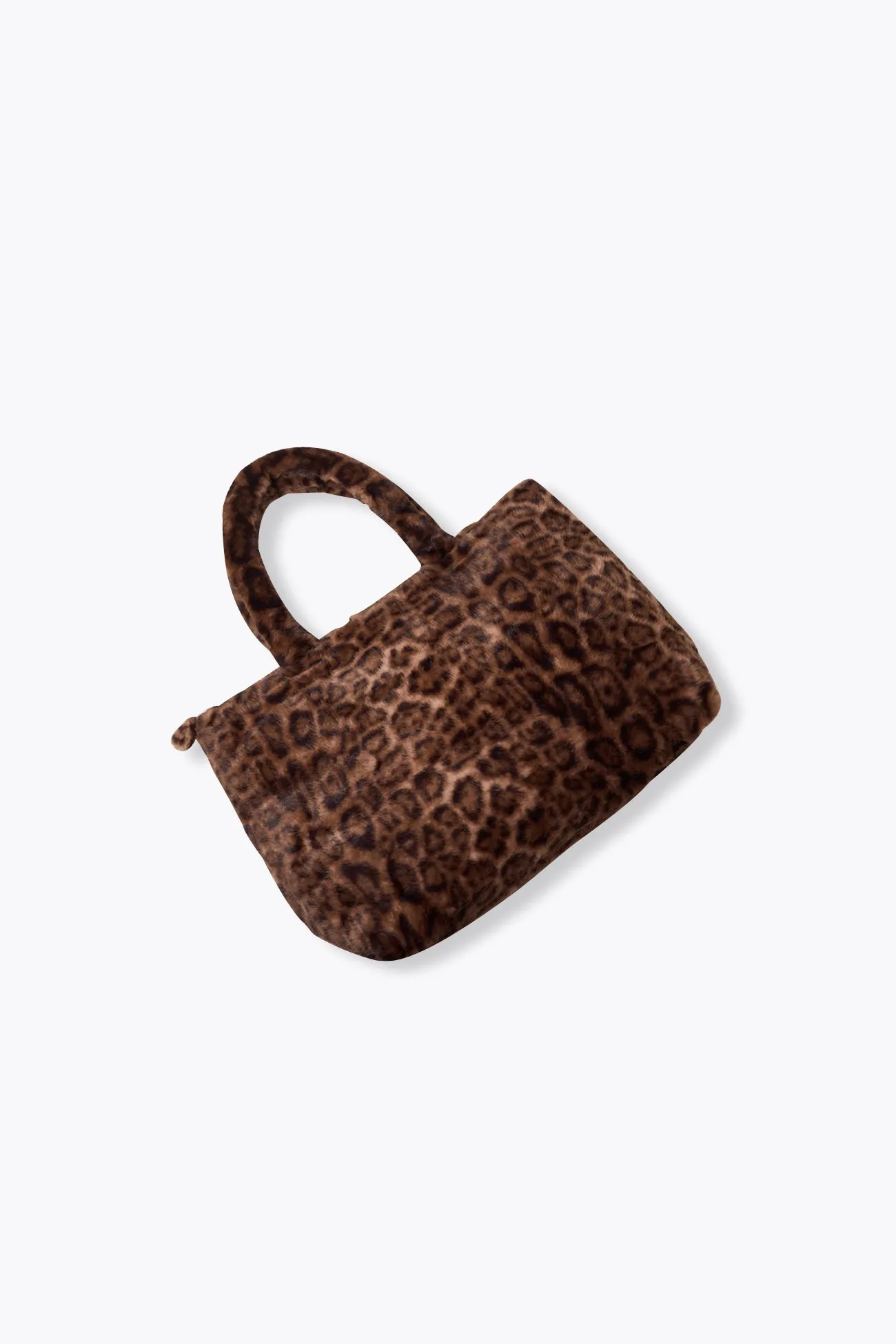 Grand sac zippé léopard Femme