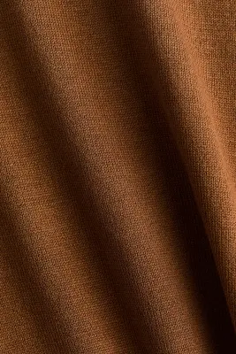 Pull col roulé - Beige foncé — photo 3