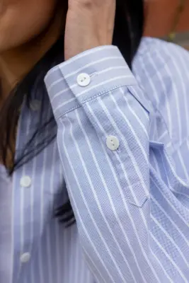 Chemise Sibylle - rayé bleu — photo 5
