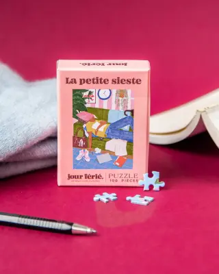 Mini puzzle La petite sieste – 100 pièces – Jour Férié