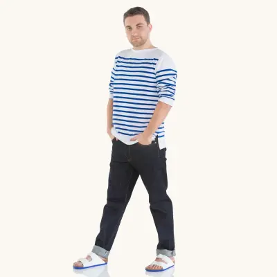 La marinière marine nationale authentique homme — photo 3