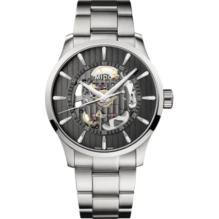 Mido Multifort Skeleton Vertigo M0384361106100