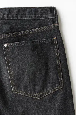 Loose Barrel Jeans - Noir denim — photo 4