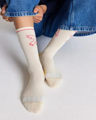 Chaussettes Ella écru — photo 5