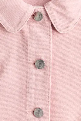 Veste en denim - Rose clair — photo 4