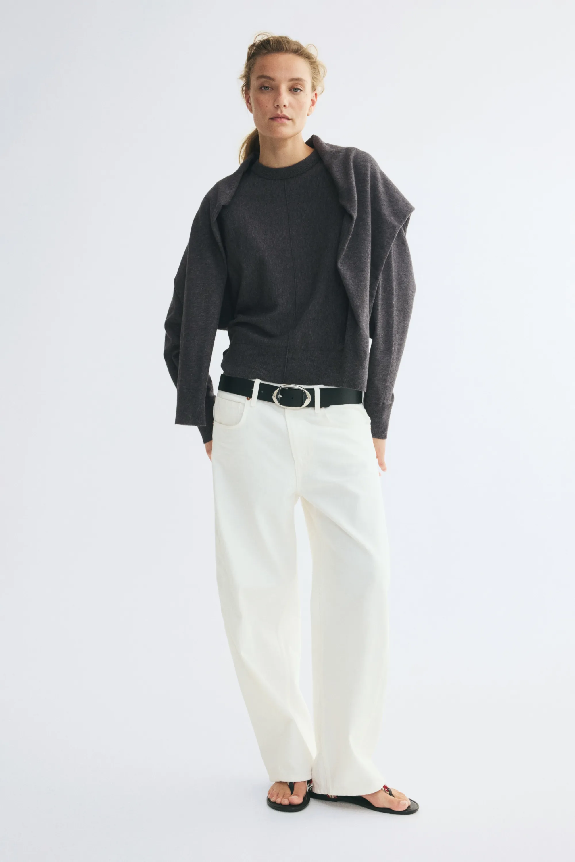 Pull - Gris foncé chiné